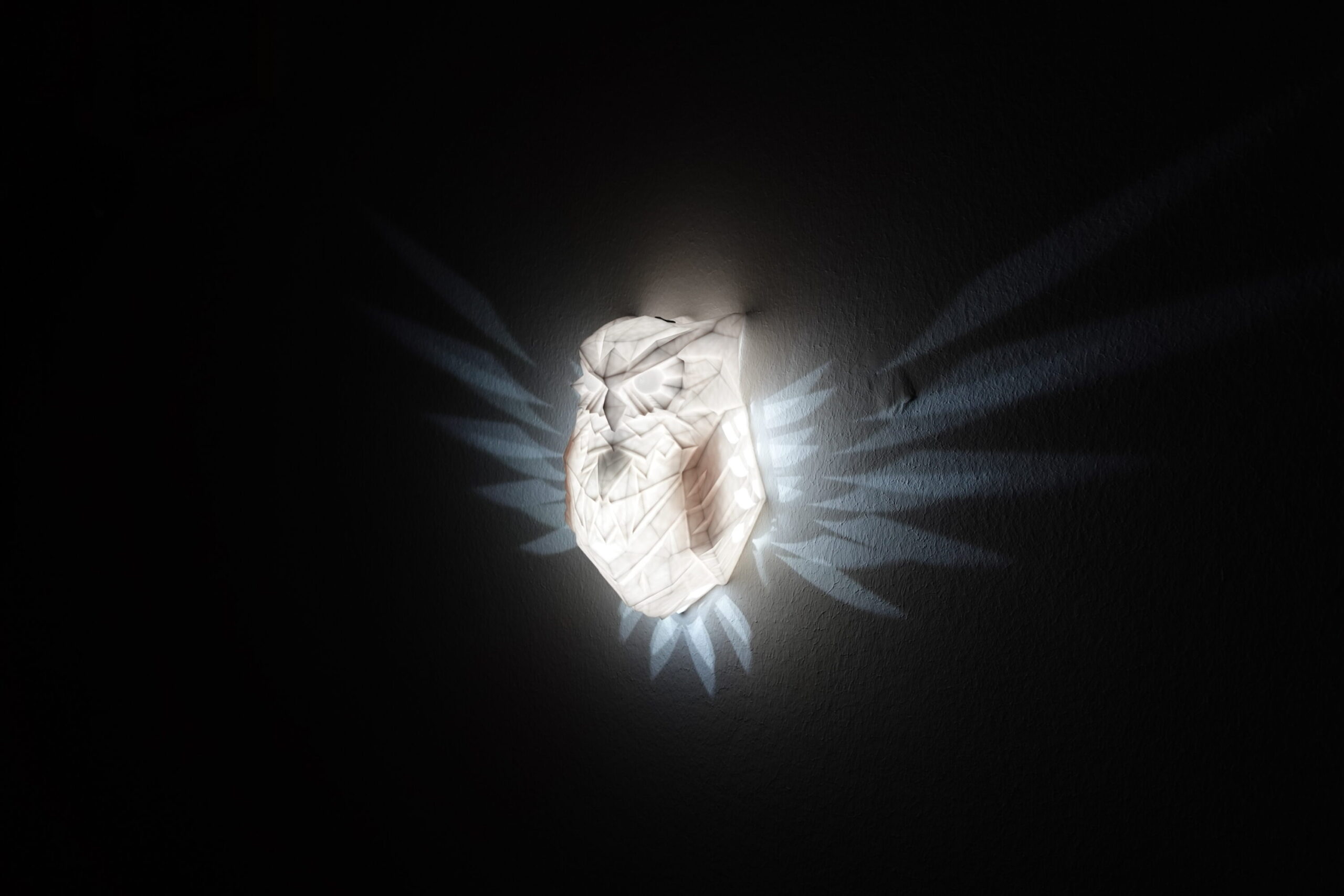 Pegasus LED Wandlampe - Flügel erstrahlen an der Wand - Pferdelampe  Nachtlicht Wandlicht