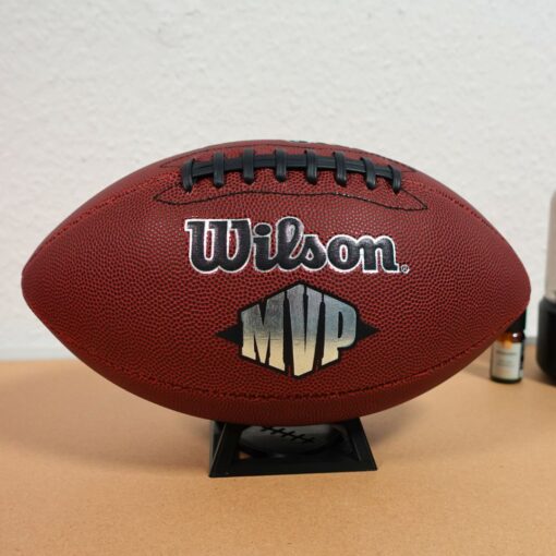 Football Vertical Stand with Football Logo in the Floor for NFL Football