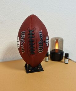Raketen Football Stand – Vertikale Halterung für NFL Footballs auf einem Tisch oder Regal