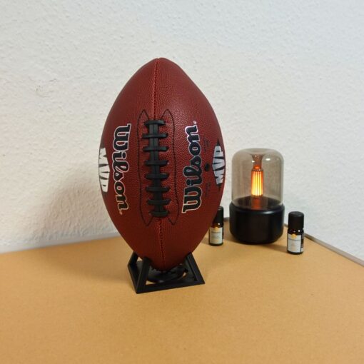 Rocket Football Stand – Vertical mount for NFL footballs on a table or shelf